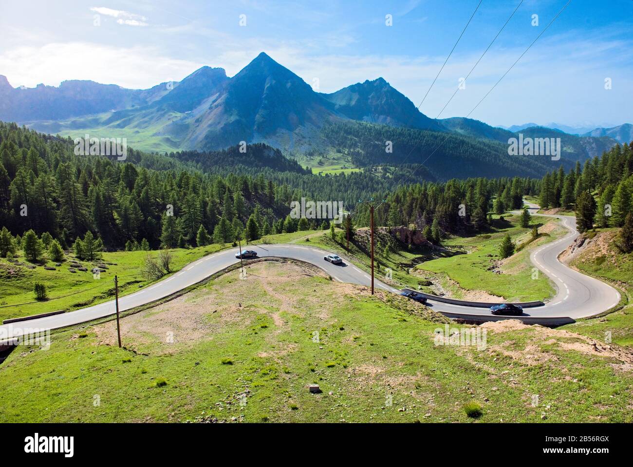 Col de l'Izoard, französische Alpen, Frankreich, Europa, Col de 'Izoard, franzöische Alpen, Frankreich, Europa Stockfoto
