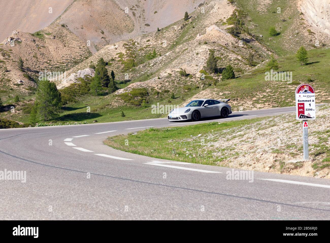 Col de l'Izoard, französische Alpen, Frankreich, Europa, Col de 'Izoard, franzöische Alpen, Frankreich, Europa Stockfoto
