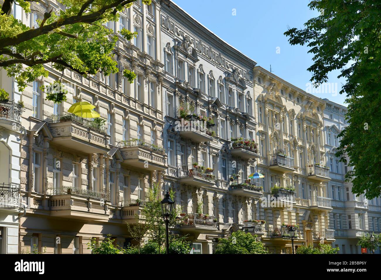 Altbau, Planufer, Kreuzberg, Berlin, Deutschland Stockfoto