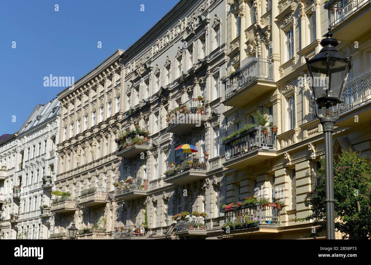 Altbau, Planufer, Kreuzberg, Berlin, Deutschland Stockfoto