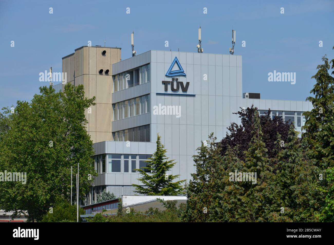 TUEV Rheinland Pruefstelle, Pichelswerderstraße, Berlin, Berlin Stockfoto