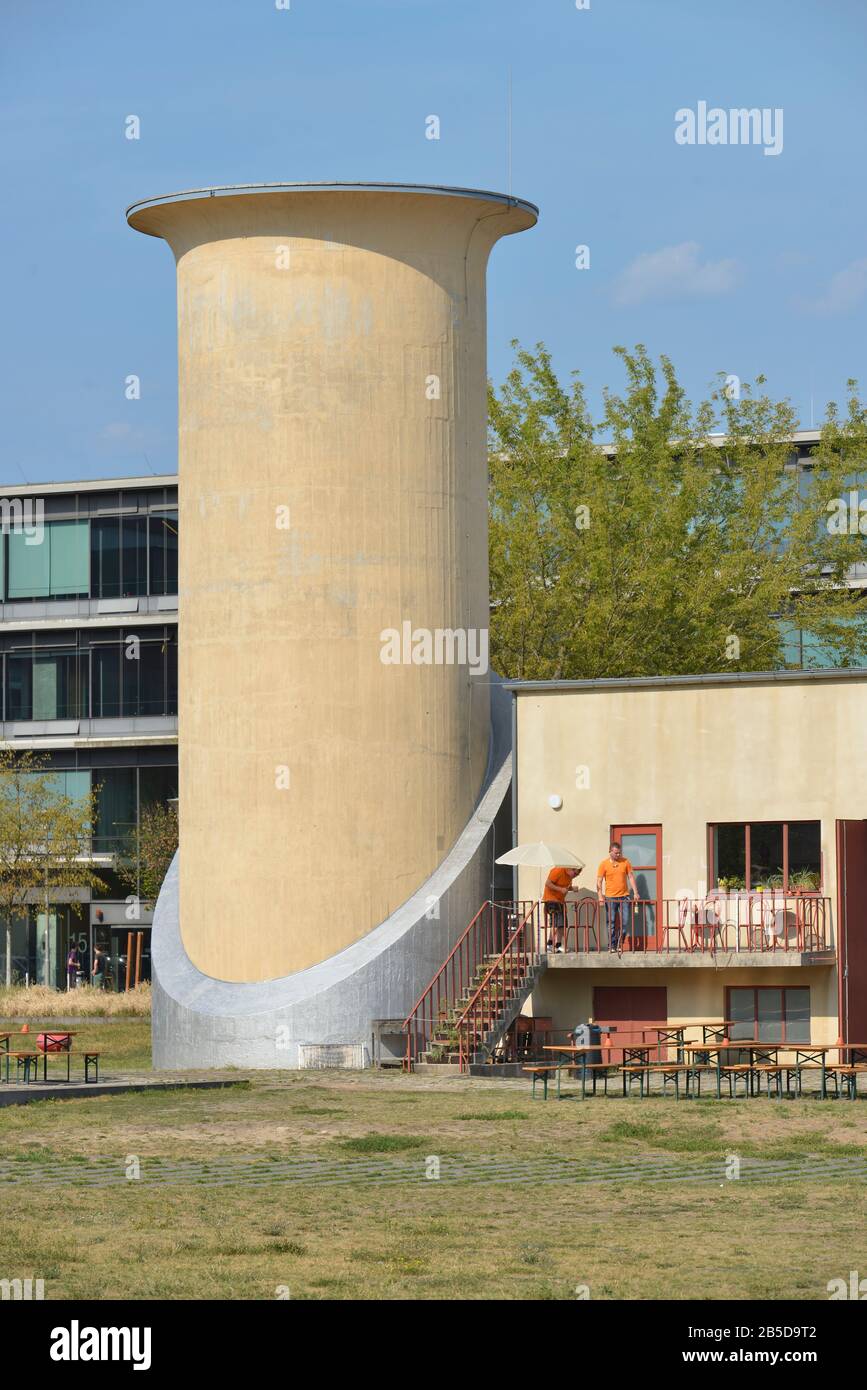 Studentisches Entwicklungszentrum, Motorenprüfstand, Newtonstraße, Adlershof, Berlin, Deutschland Stockfoto