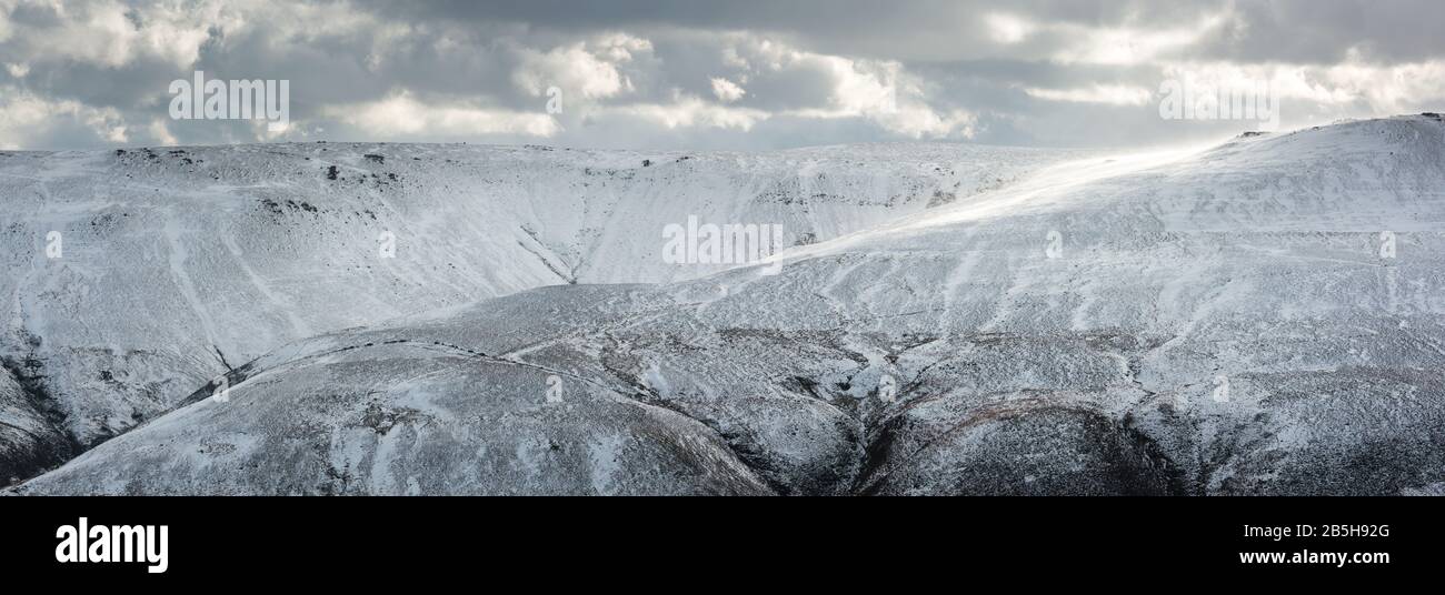 Blackden Clough and Seal Edge, Kinder Scout National Nature Reserve, Peak District, Englan Stockfoto