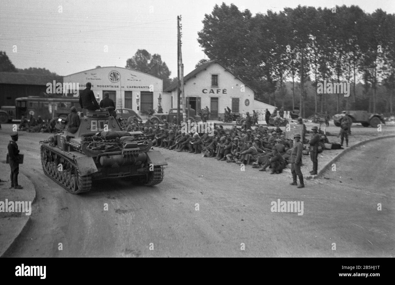 Panzer IV der deutschen Wehrmacht - Panzer IV der Bundeswehr Stockfoto