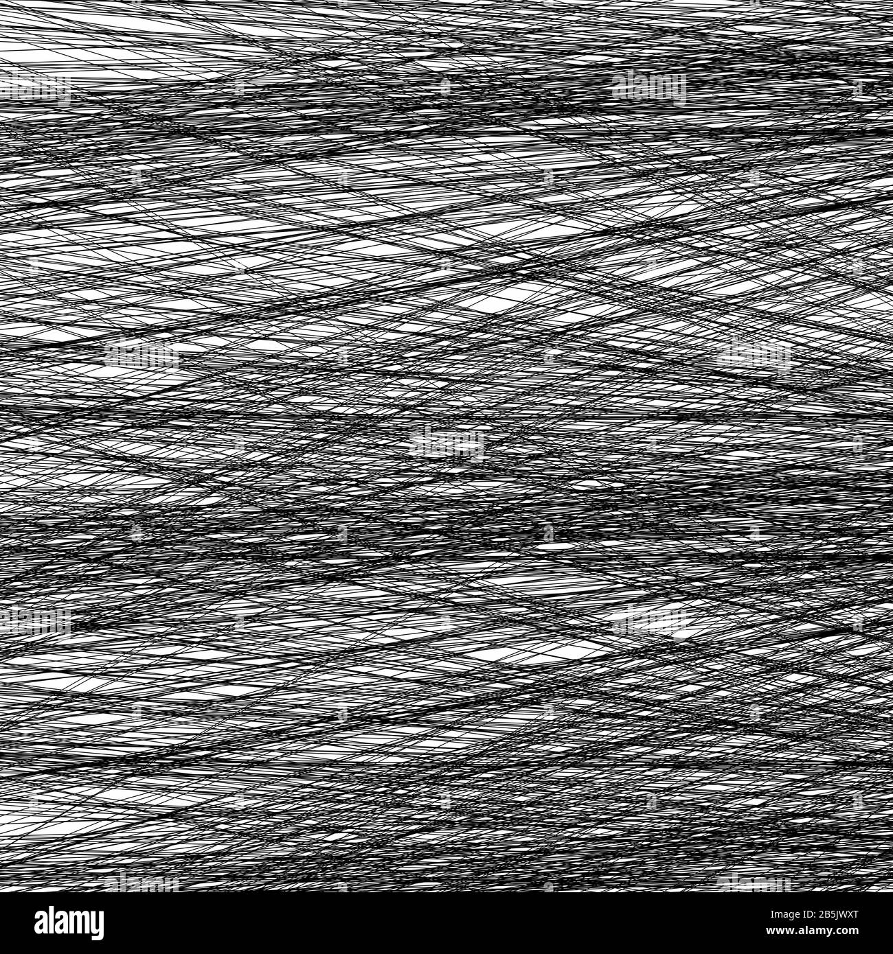 Dünne diagonal Gerade Gekreuzte Linien (Hatch-Arbeit) abstrakte Textur. Monochromatischer Criss Mit Geometrischem Hintergrund. Stockfoto