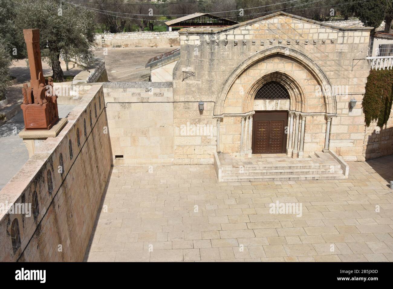Das Grab der Maria Magdalena in Jerusalem. Stockfoto