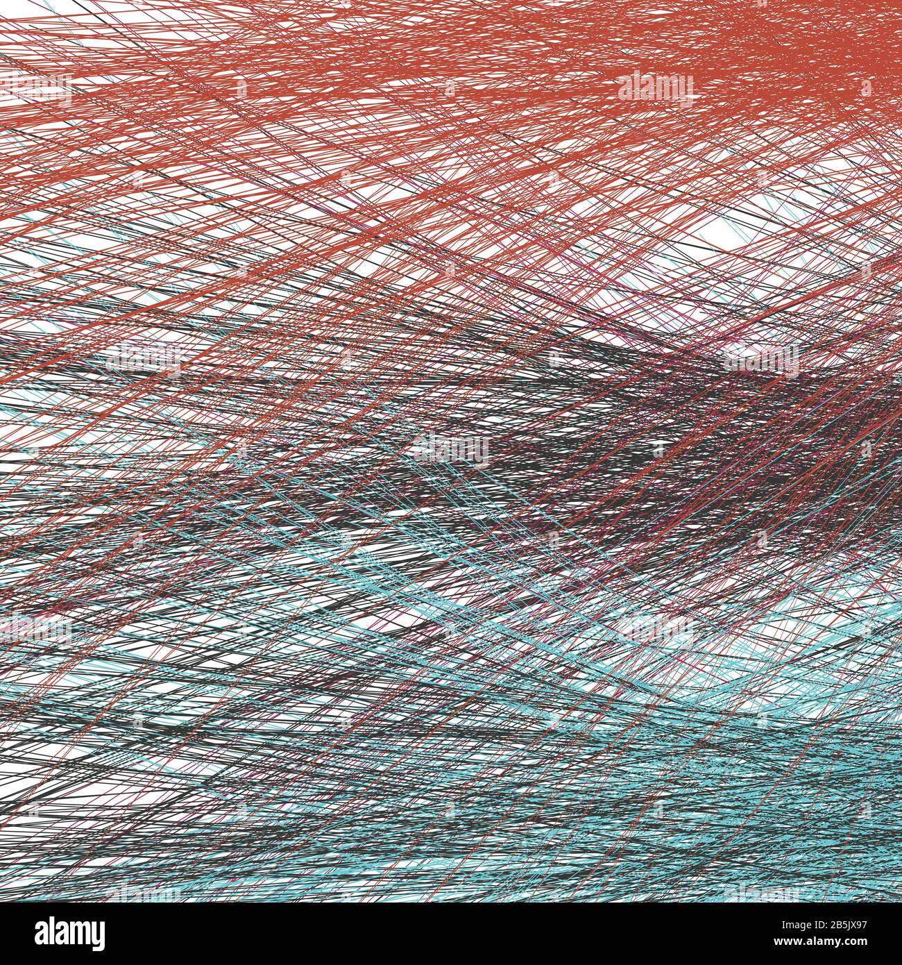 Dünne diagonal Gerade Gekreuzte Linien (Hatch-Arbeit) abstrakte Textur. Farbenfroher Criss Mit Geometrischem Hintergrund. Stockfoto