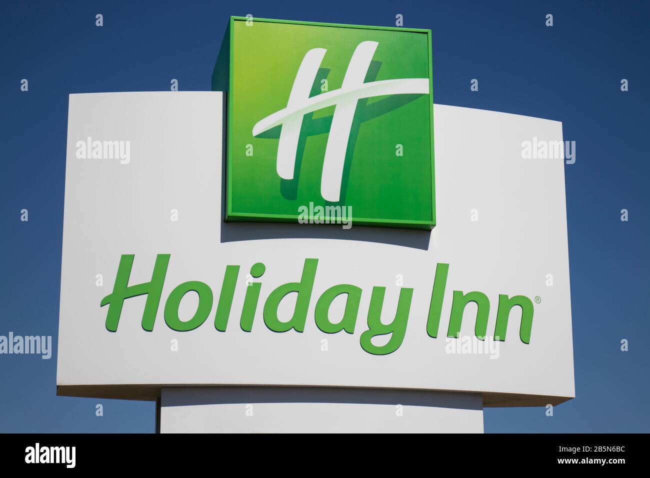 Indianapolis - Ca. März 2020: Lage des Holiday Inn. Holiday Inn ist Eine Tochtergesellschaft der InterContinental Hotels Group. Stockfoto