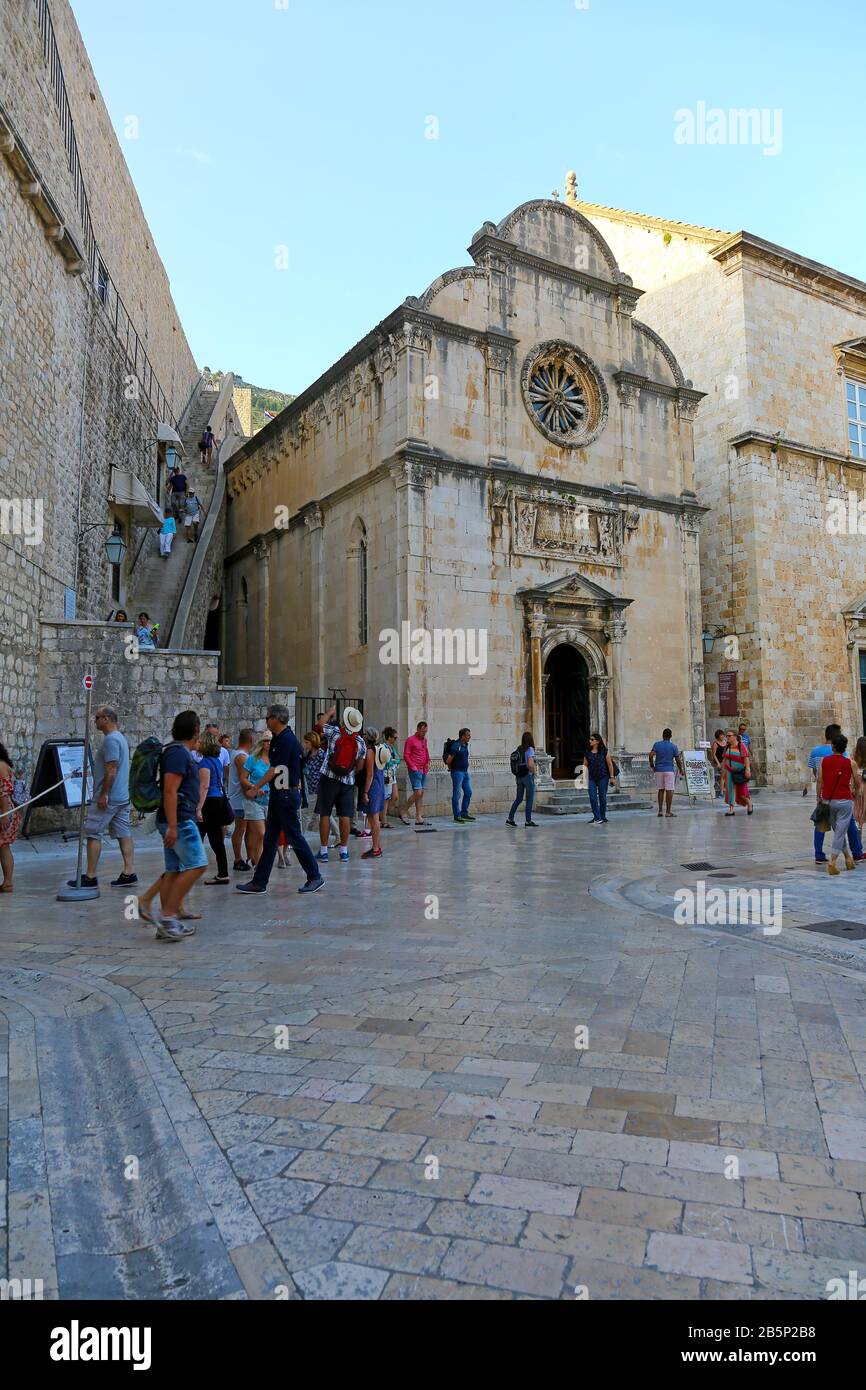 Kirche des Heiligen Erlösers, Dubrovnik, Kroatien Stockfoto