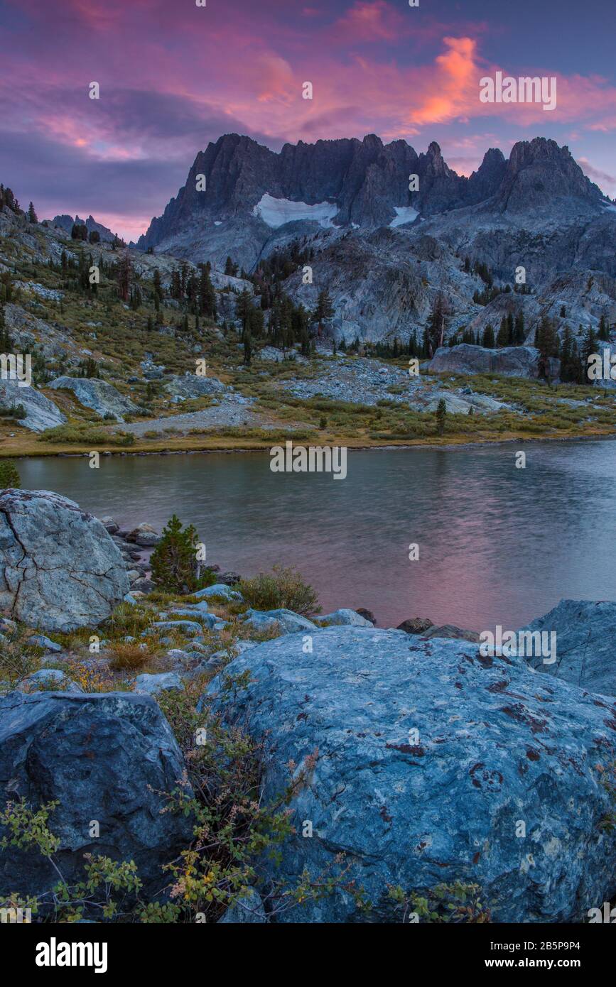 Ansel Adams Wilderness, Inyo National Forest, Eastern Sierra, Kalifornien Stockfoto
