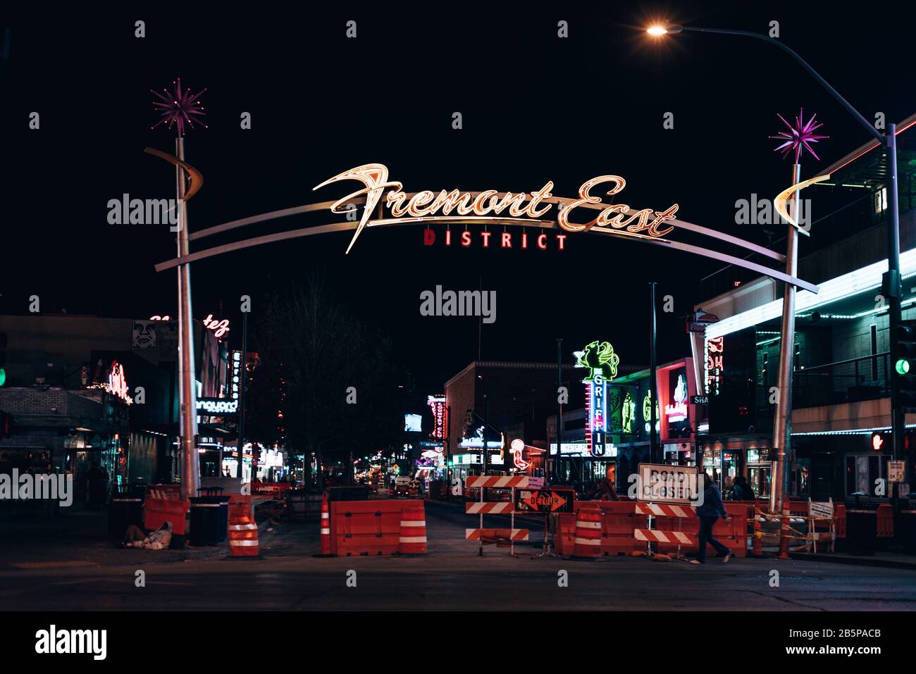 Las Vegas, USA - Januar 2019 Blick Auf Bellagio Hotelbrunnen und Las Vegas Strip Stockfoto