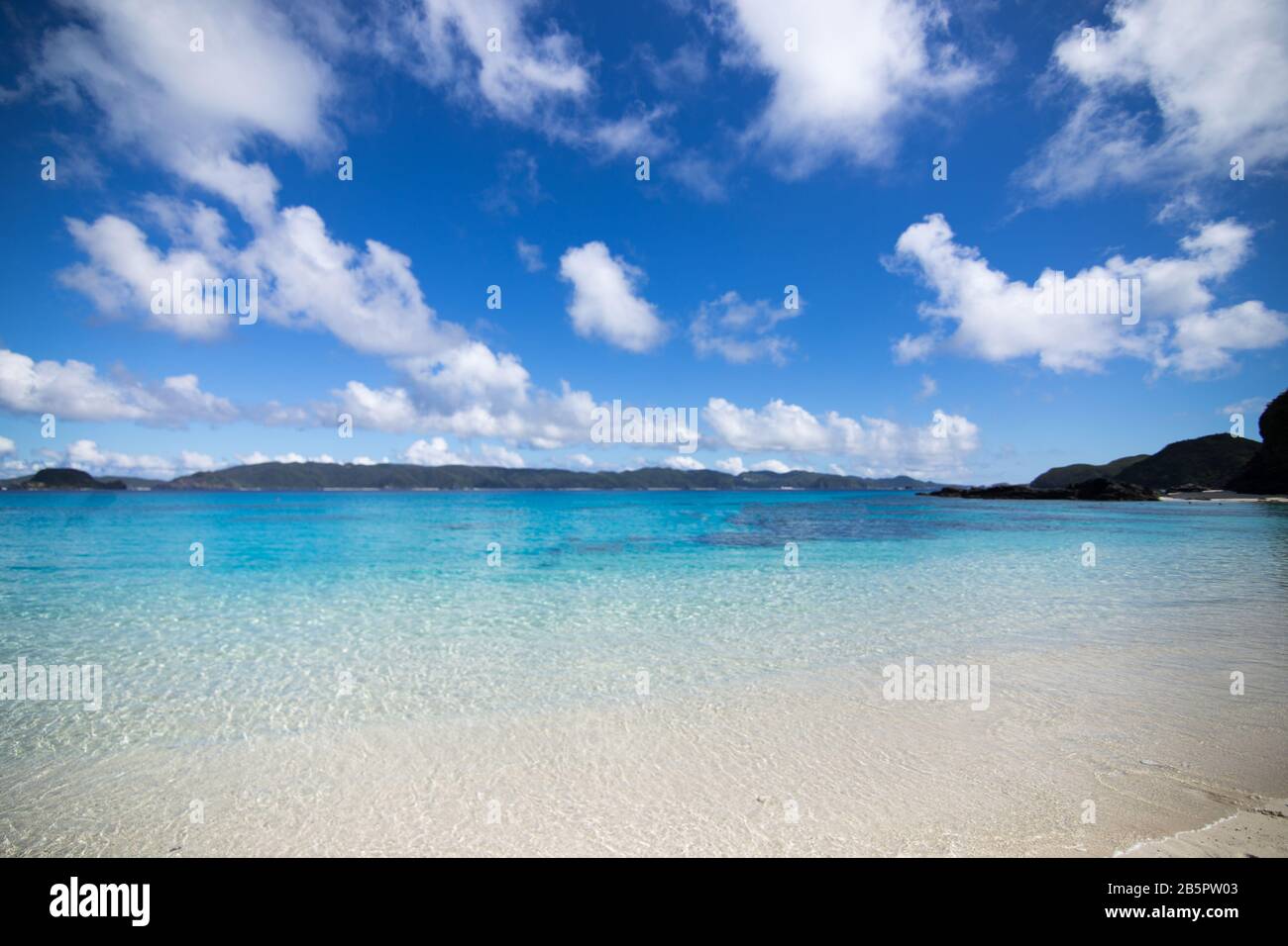 Zamami Beach in Okinawa, Japan, das schönste Meer der Welt Stockfoto