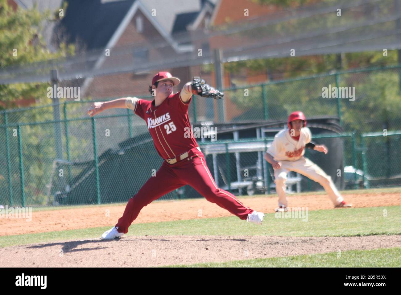 Waschen Sie U (St. Louis Campus) Baseball Stockfoto