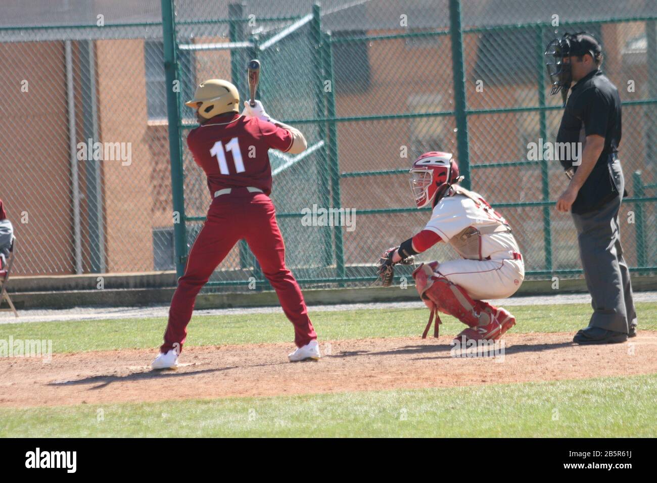 Waschen Sie U (St. Louis Campus) Baseball Stockfoto