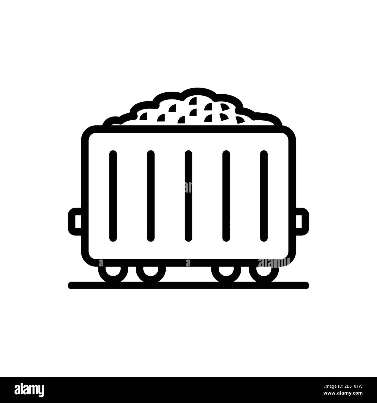 Symbol für fossile Brennstoffe Stock Vektor