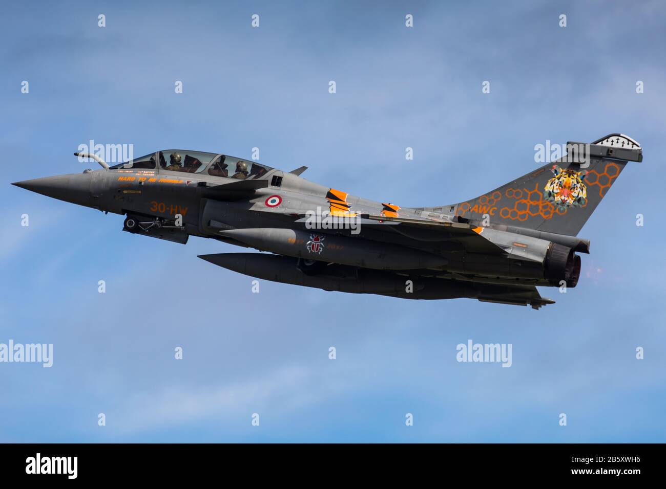 Französische Luftwaffe Dassault Rafale B 324-5, NATO Tiger Meet Stockfoto