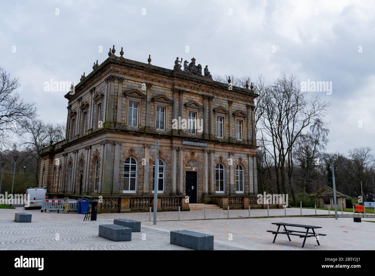 Langside Halls in Shawlands im Süden von Glasgow, Schottland Stockfoto