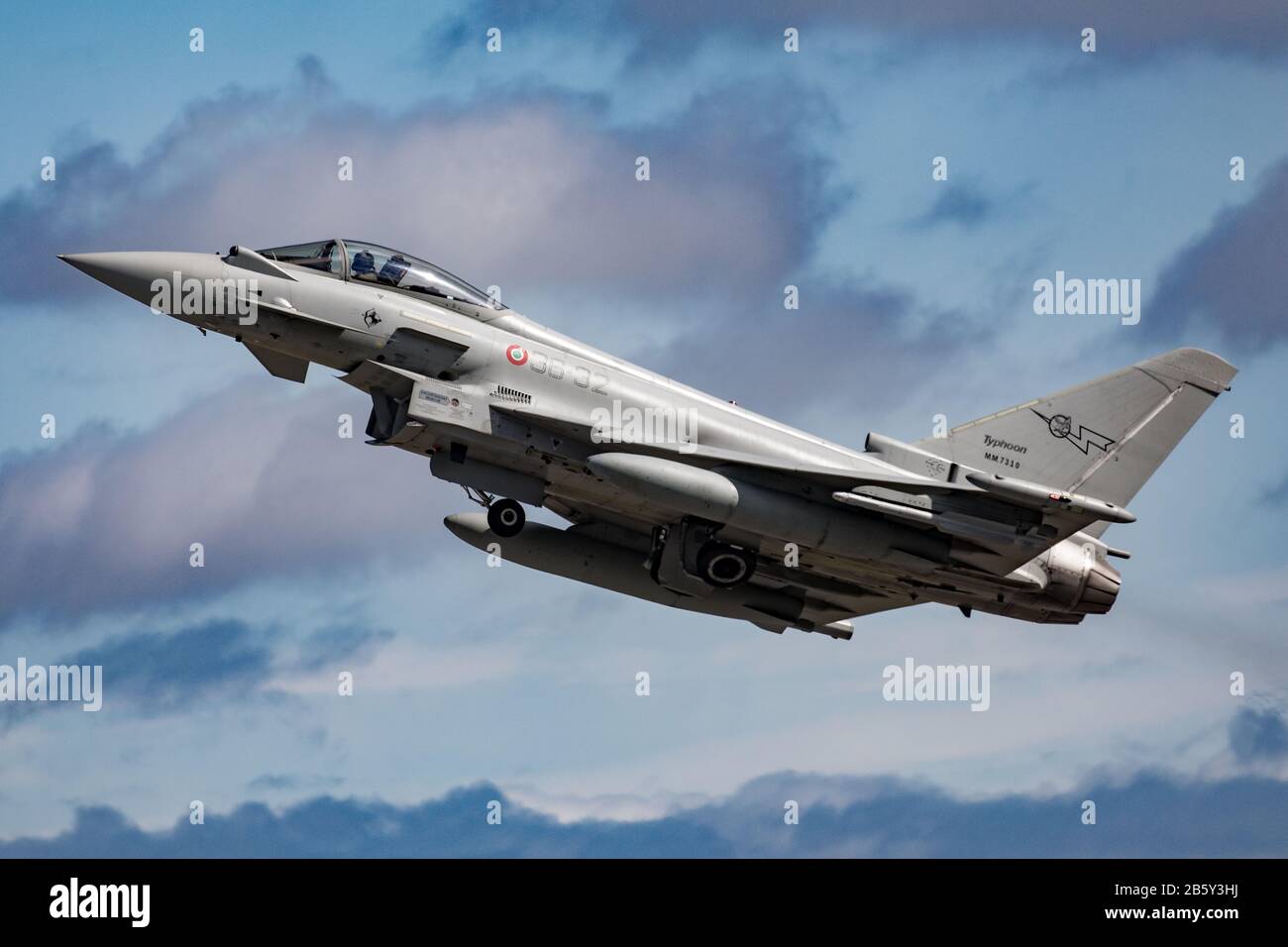 Italienische Luftwaffe Ef-2000 Eurofighter, NATO Tiger Meet Stockfoto