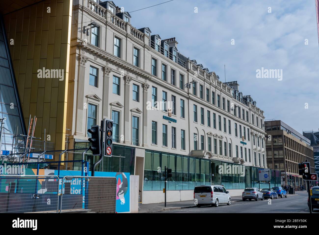 Das Millennium Hotel, früher das North British Hotel, am George Square, Glasgow, Schottland Stockfoto