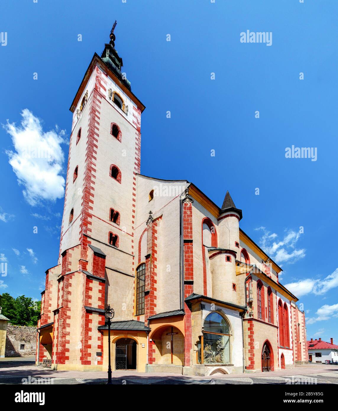 Kirche in Banska Bystrica Stockfoto