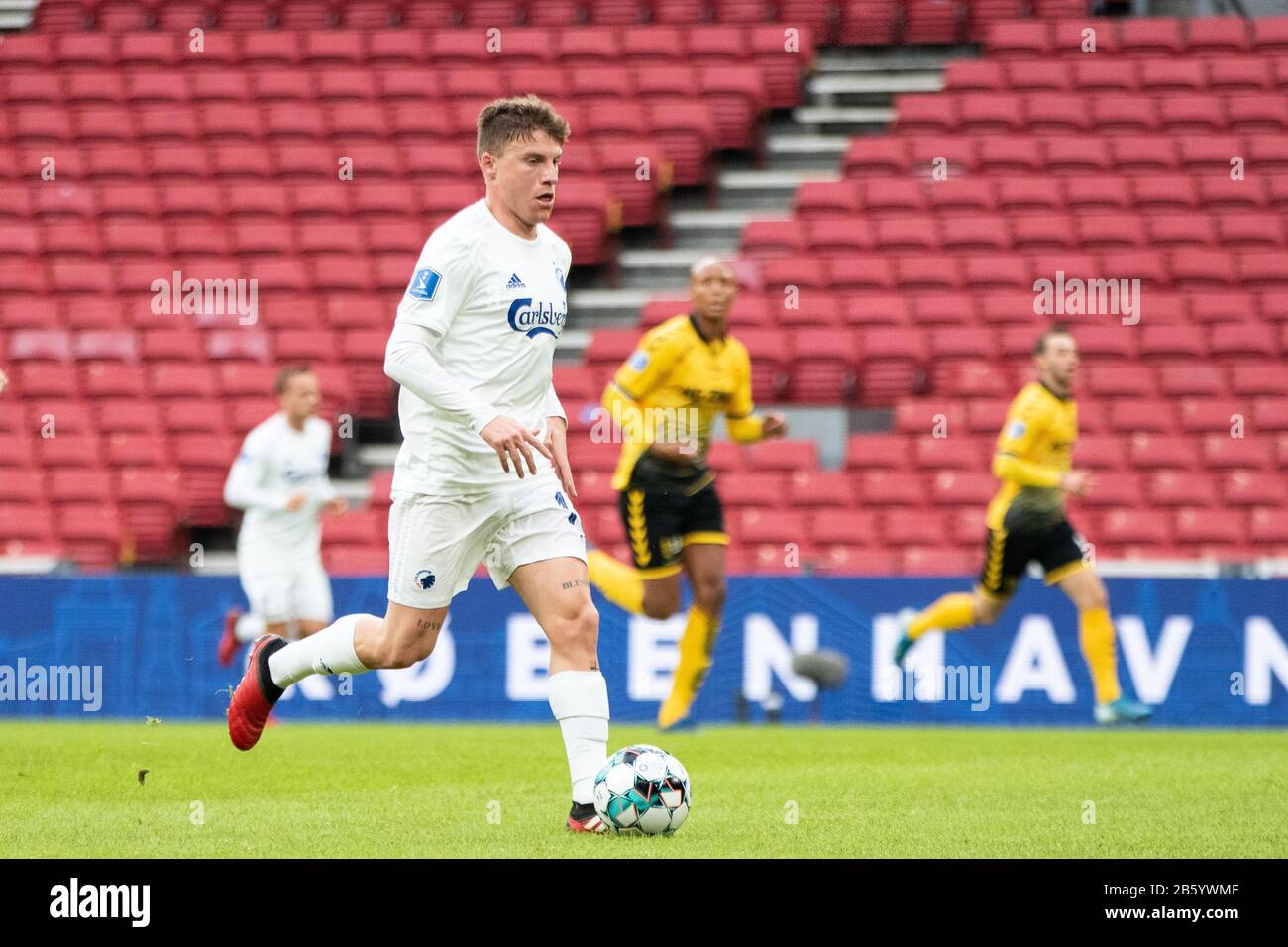 Kopenhagen, Dänemark, 08. März 2020. Pep Biel (16) vom FC Kopenhagen beim 3F Superliga-Spiel zwischen dem FC Kopenhagen und dem AC Horsens bei Telia parken. (Foto: Gonzales Foto - Dejan Obretkovic). Stockfoto