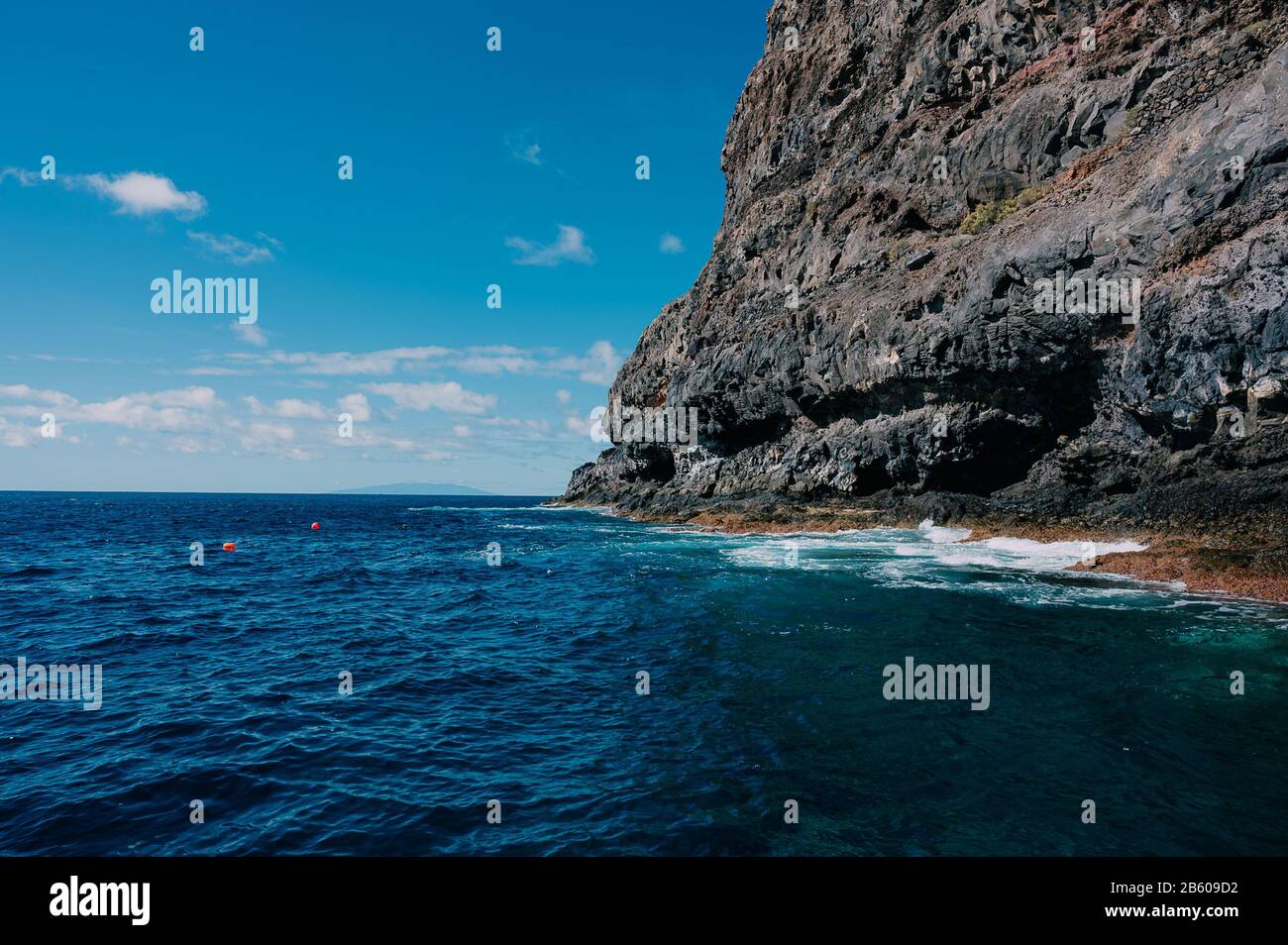Vallehermoso Beach Stockfoto