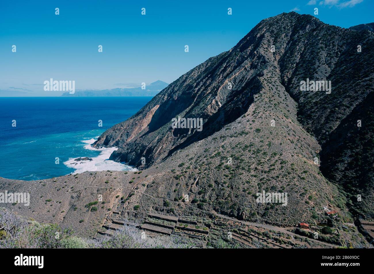 Vallehermoso Beach Stockfoto