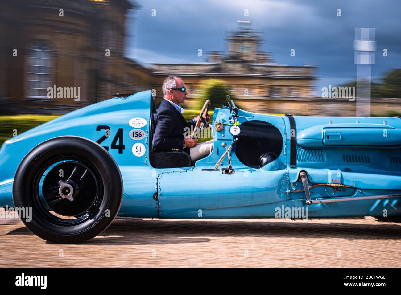 1934 Bentley Barnato Hassan Special, aufgenommen im Salon Prive im Blenheim Palace Sept. 2019 Stockfoto