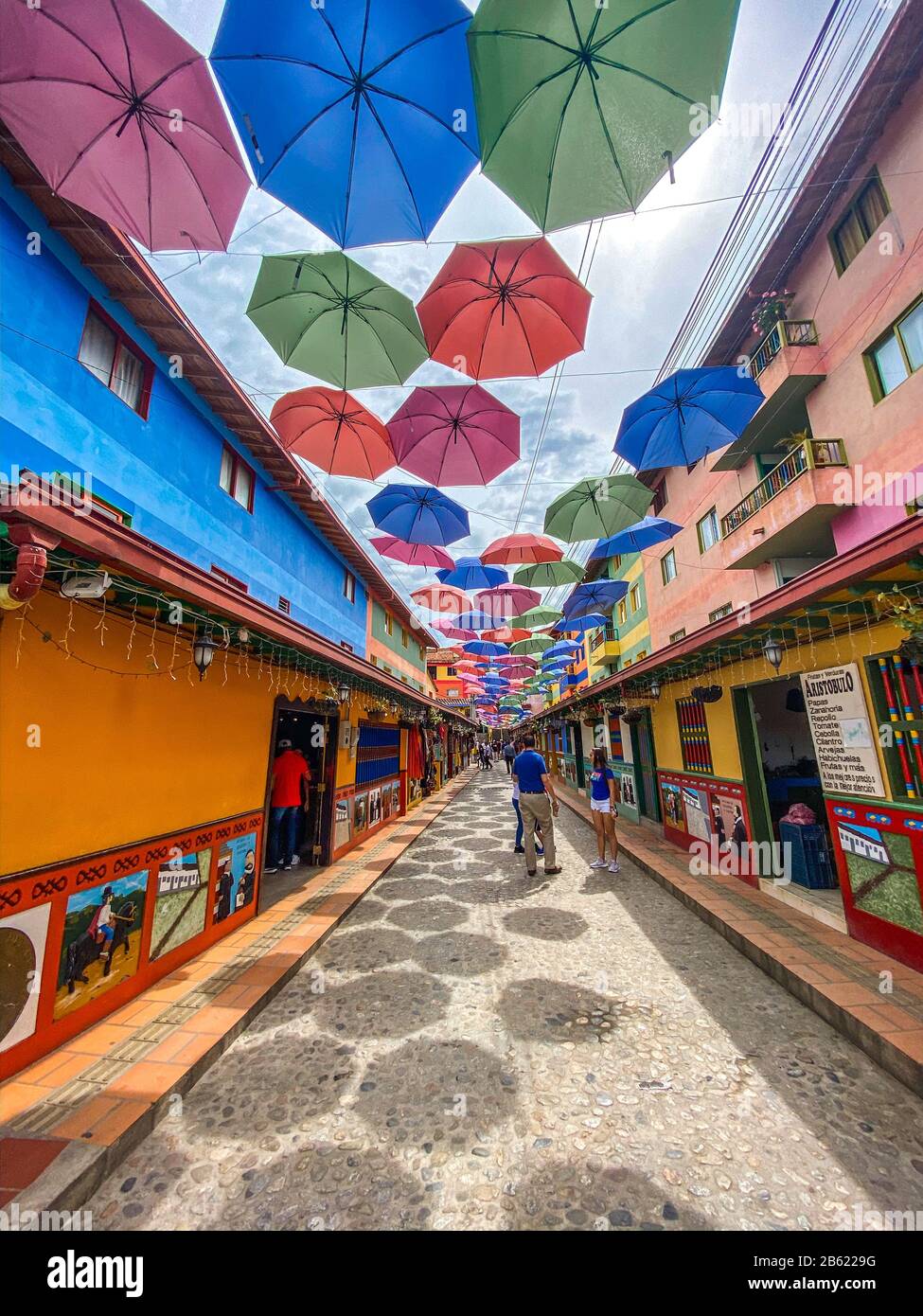 Guatape-Stadt in Kolumbien, Südamerika Stockfoto