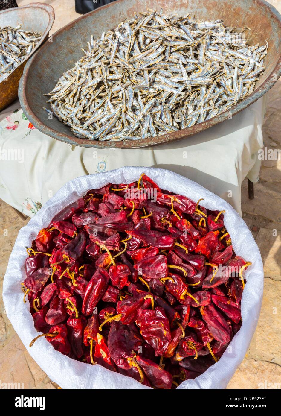 Lebensmittelmarkt. Stockfoto