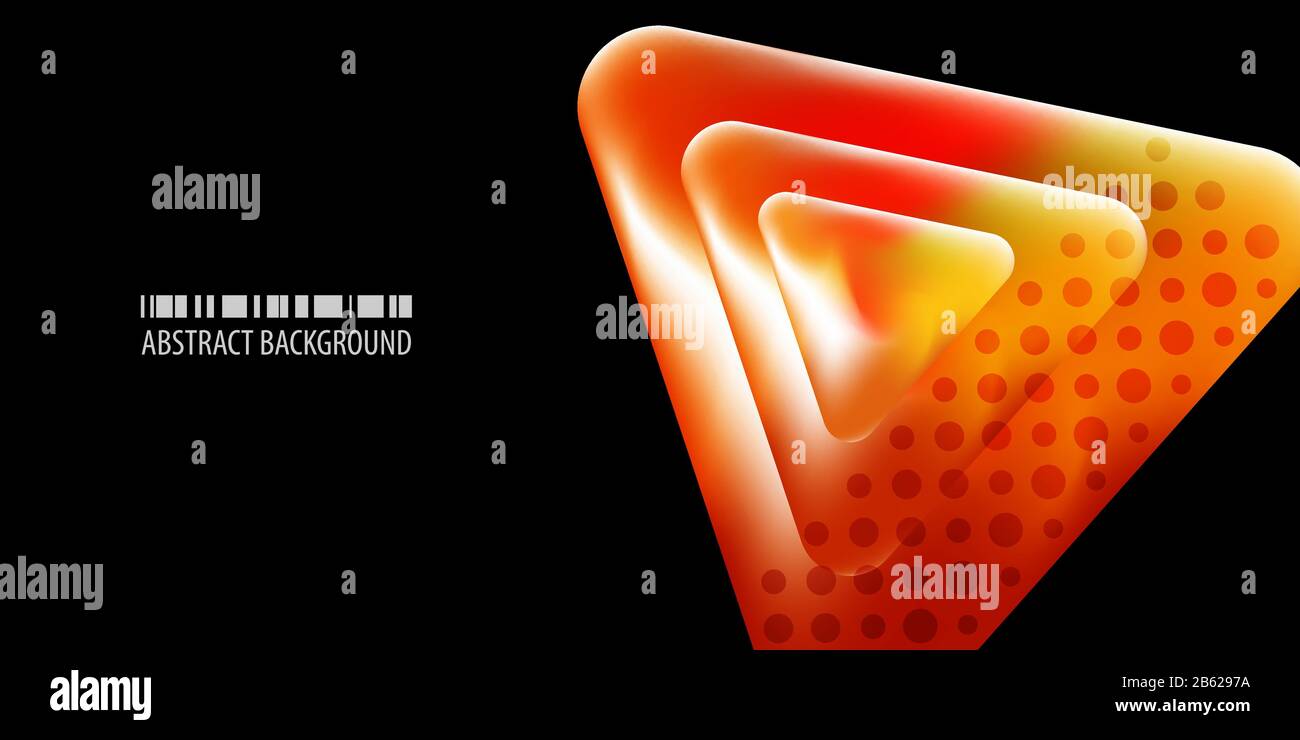 Abstrakte, bunte Hintergrundvorlage mit mehreren geometrischen Formen Stock Vektor