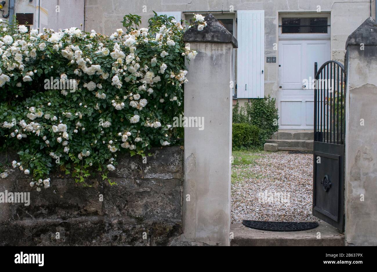 Chateau de Chenonceau ist eines der meistfotografierten und meistbesuchten Schlösser in Frankreich für seine Architektur, Innenräume, Kunstwerke und den Garten. Stockfoto