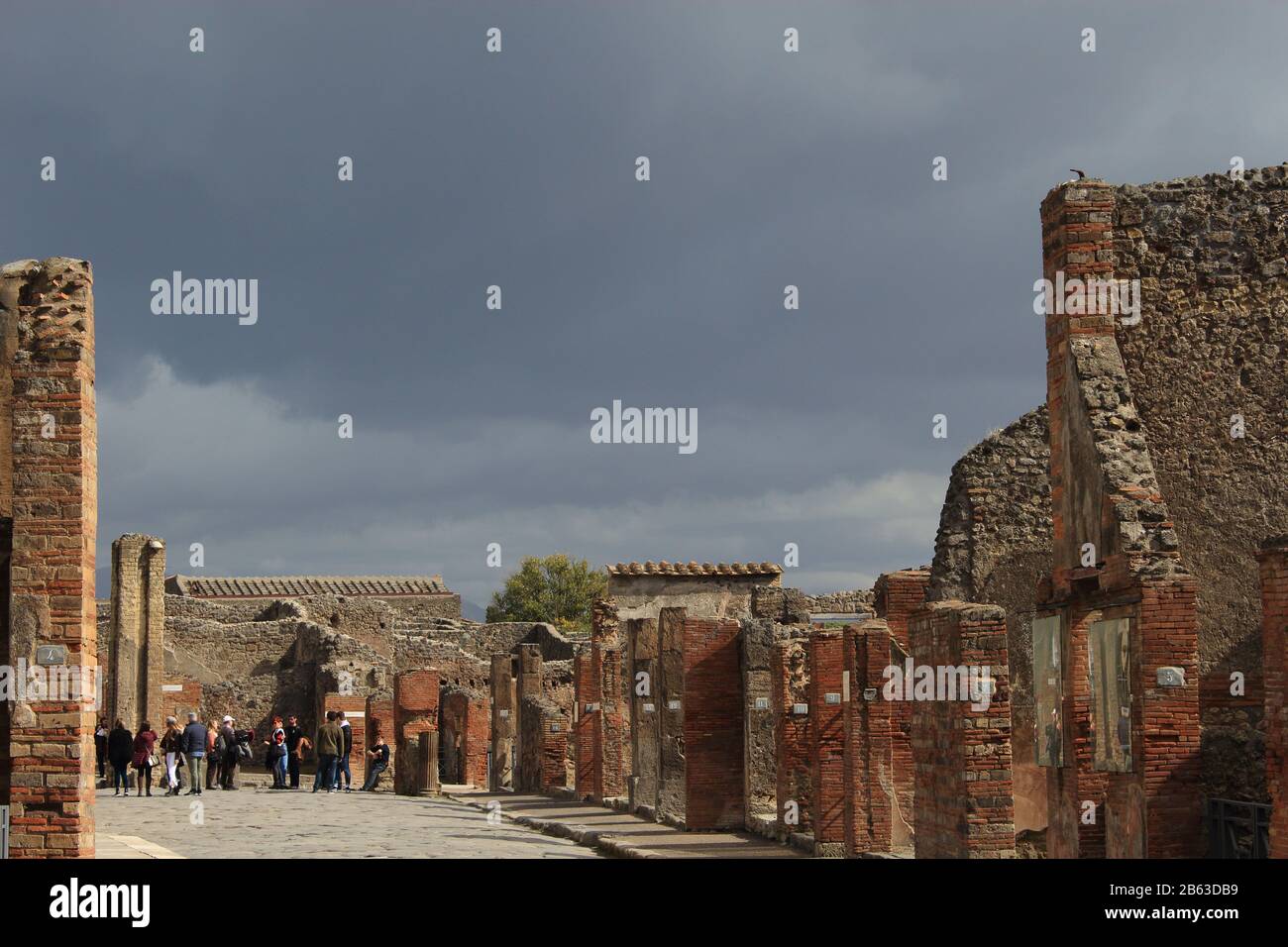 Veduta di Pompei Stockfoto