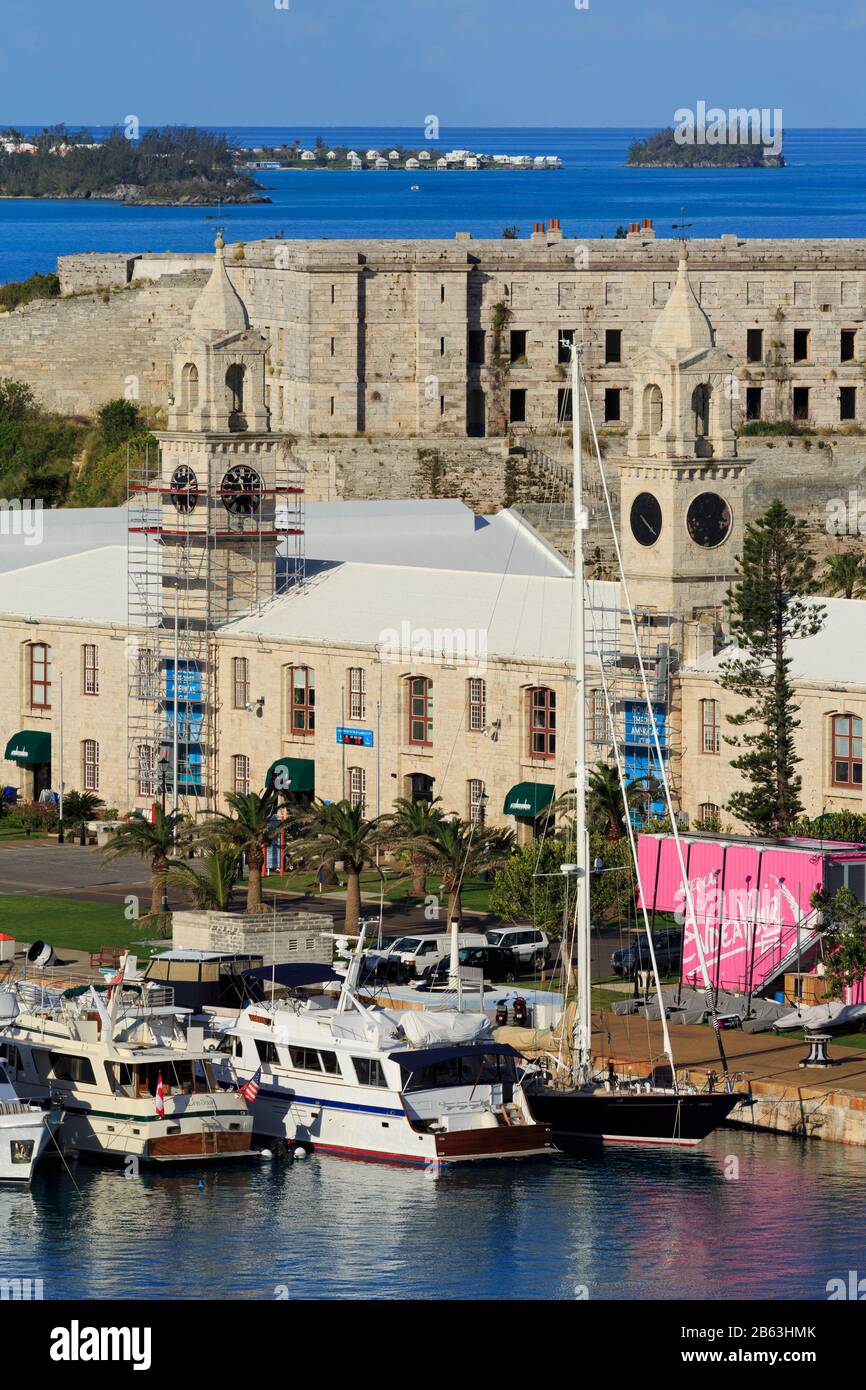 Marina, Royal Naval Dockyard, Sandys Parish, Bermuda Stockfoto