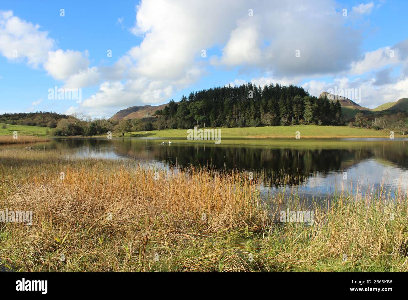 Doon Lough und Umgebung am Herbsttag, County Leitrim, Irland Stockfoto