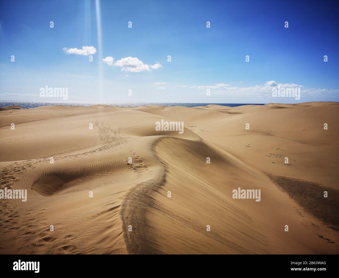 Naturreservat Dunes of Maspalomas auf Gran Canaria, Spanien Stockfoto