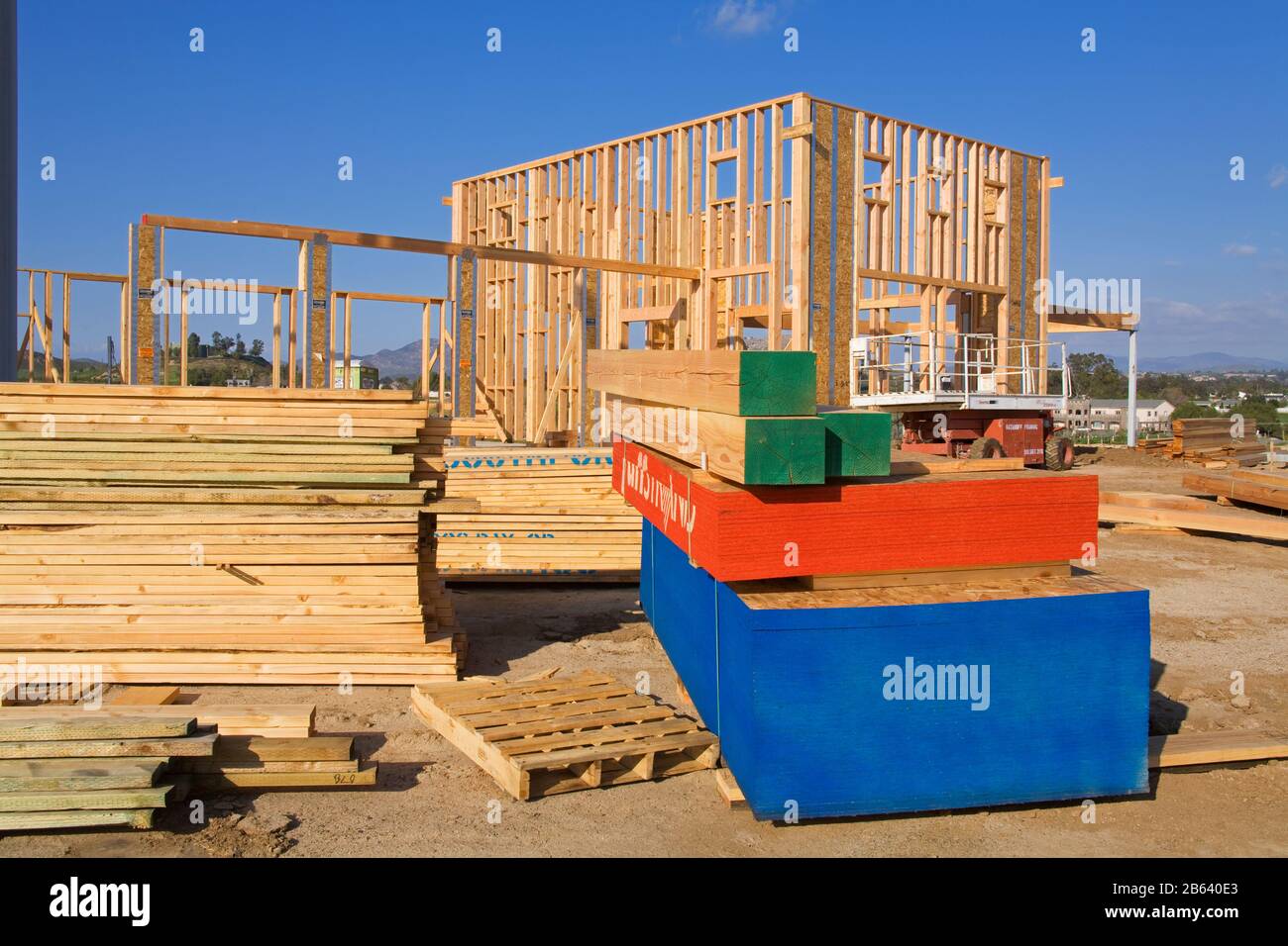 Weingut Bau, Temecula Valley, Süd-Kalifornien, USA Stockfoto