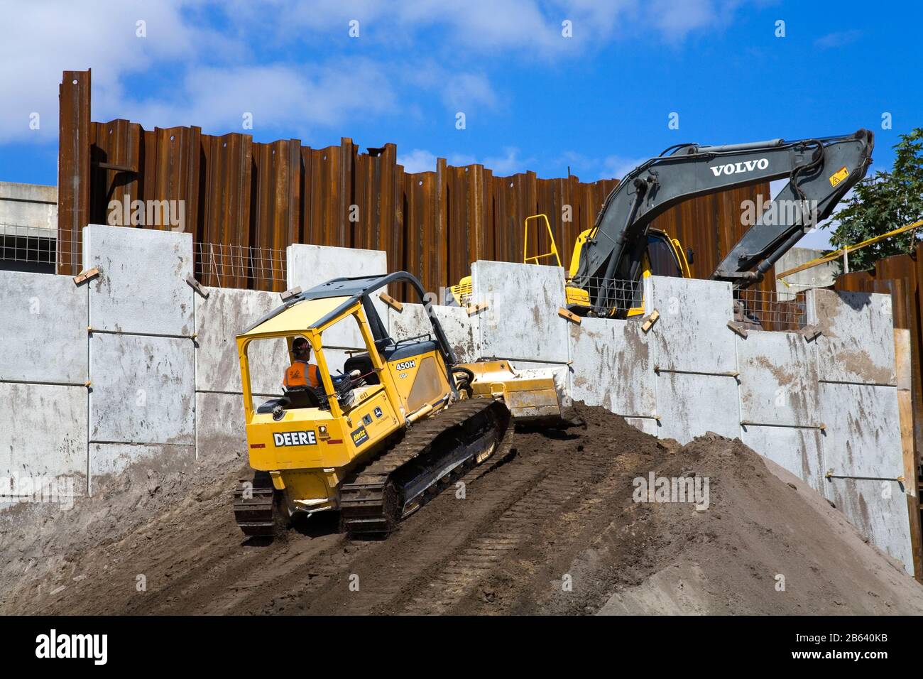 Bau von Freeway #4 Stecker, die Innenstadt von Orlando, Florida, USA Stockfoto