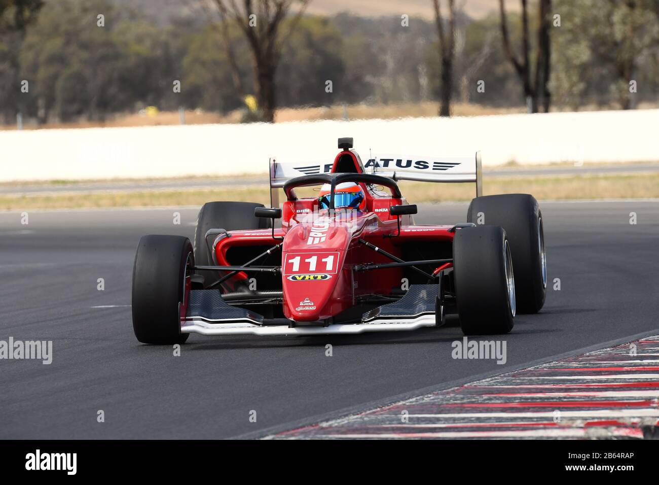 Rubens Barrichello (BH), Team BRM. S5000. Winton Test. Winton Raceway, Winton, Victoria. März 2020 Stockfoto