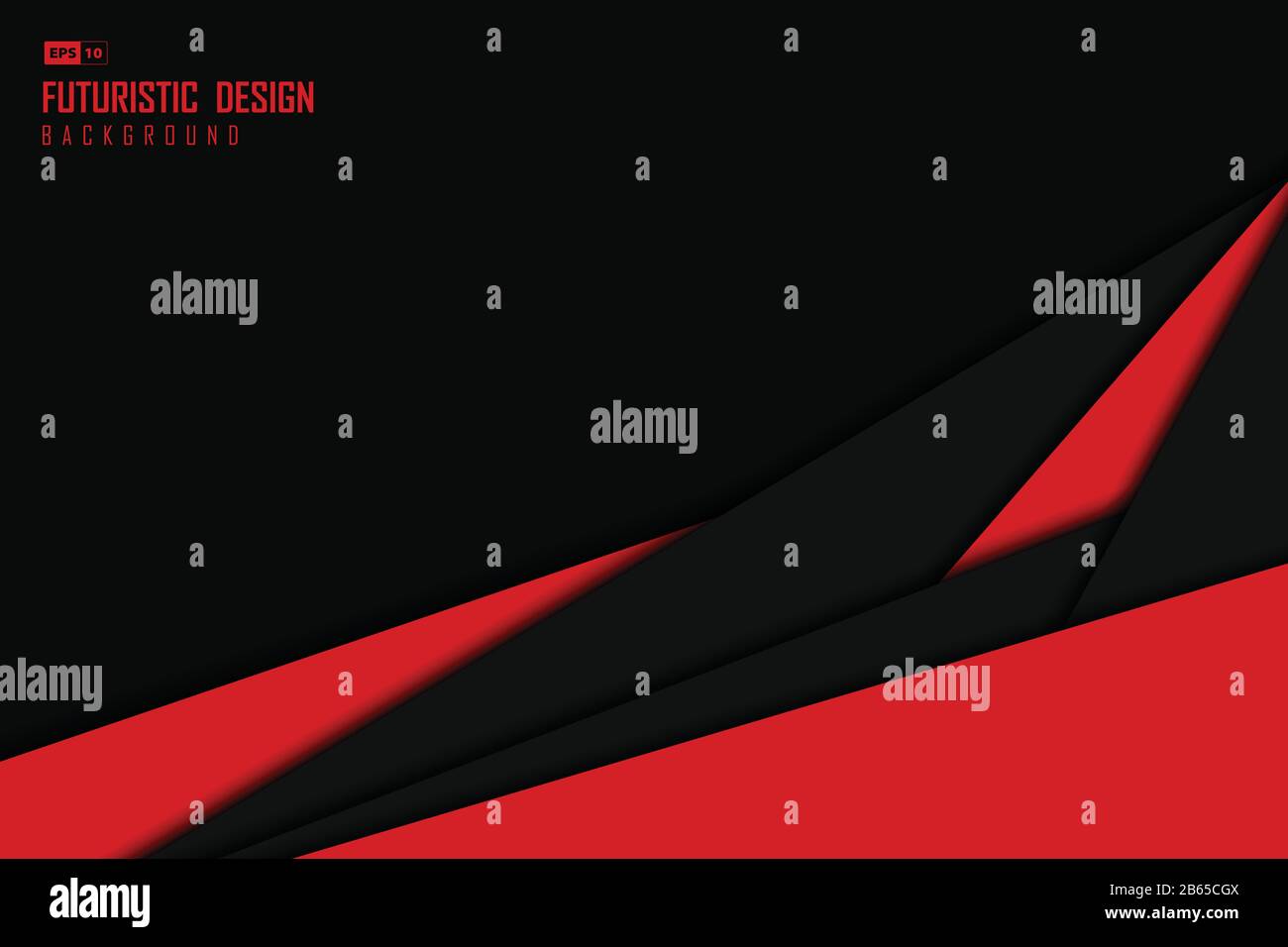 Abstrakter Hintergrund für die Gestaltung von Vorlagen in Schwarz und Rot. Verwendung für Werbung, Poster, Grafiken, Vorlagendesign, Druck. Illustrationsvektor eps10 Stock Vektor