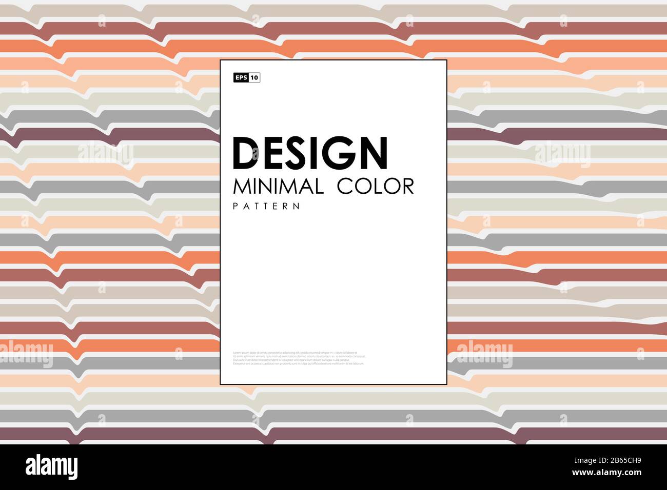 Abstrakte Vorlagen mit minimaler Farblinie decken den Hintergrund ab. Verwendung für Werbung, Poster, Grafiken, Vorlagendesign, Druck. Illustrationsvektor eps10 Stock Vektor