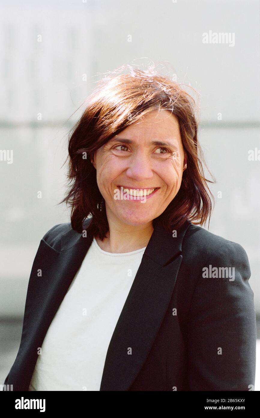 Benedicte Savoy (Bénédicte Savoy) - (französischer Kunsthistoriker und Professor an der TU Berlin - Mitglied des Kuratoriums der Kulturstiftung des Bundes) - 15.5.2019 [automatisierte Übersetzung] Stockfoto