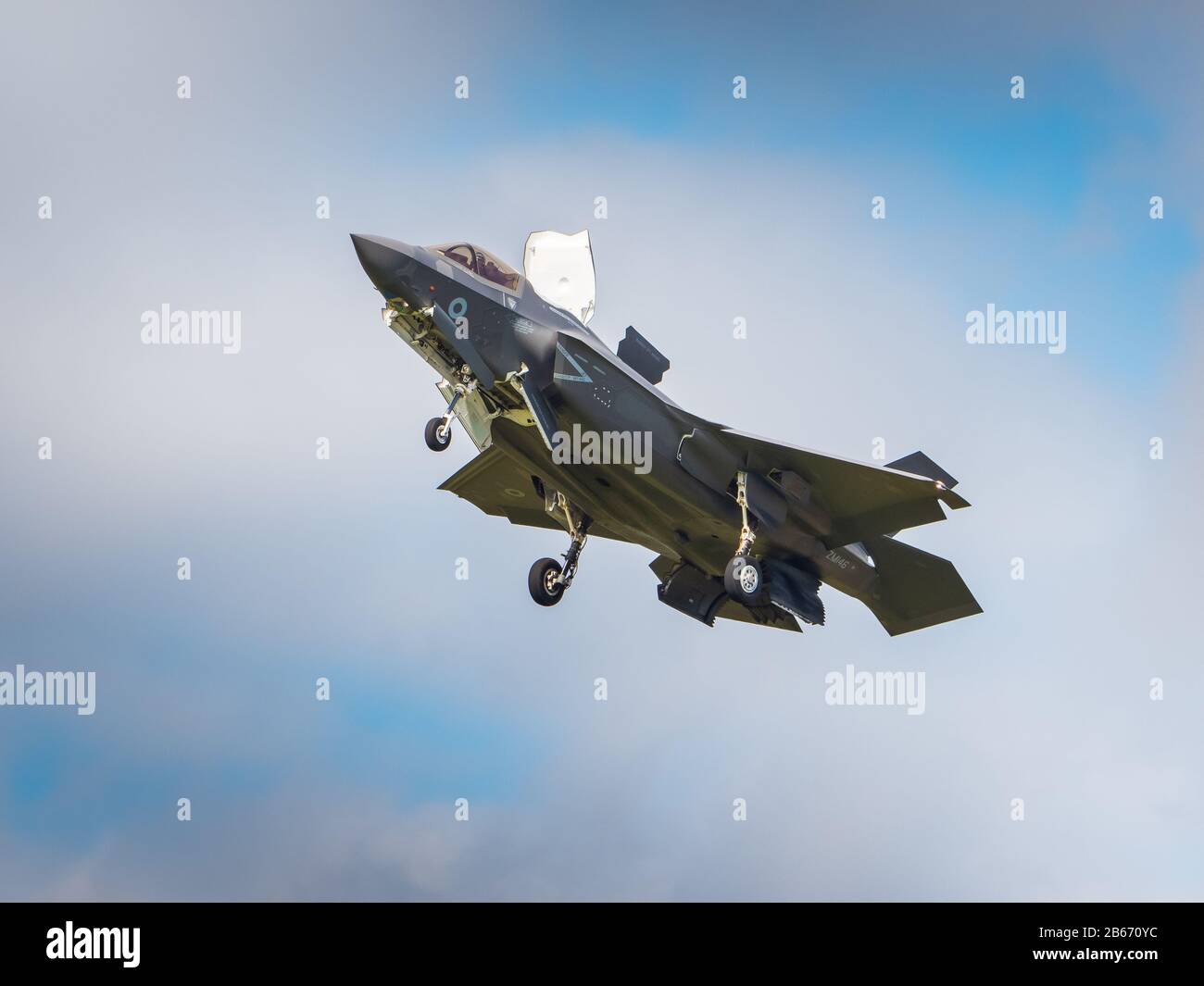 Lockheed Martin F-35B Lightning Jet-Kampfflugzeug auf der RIAT Fairford Gloucestershire UK Stockfoto