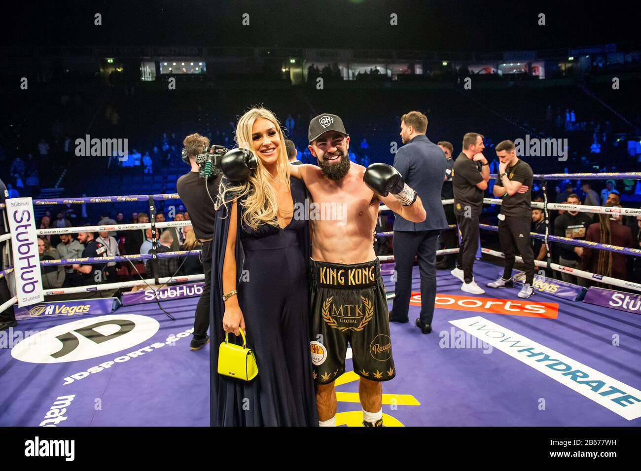 Scott Quigg / Jono Carroll Manchester Arena 7. März 2020 Stockfoto