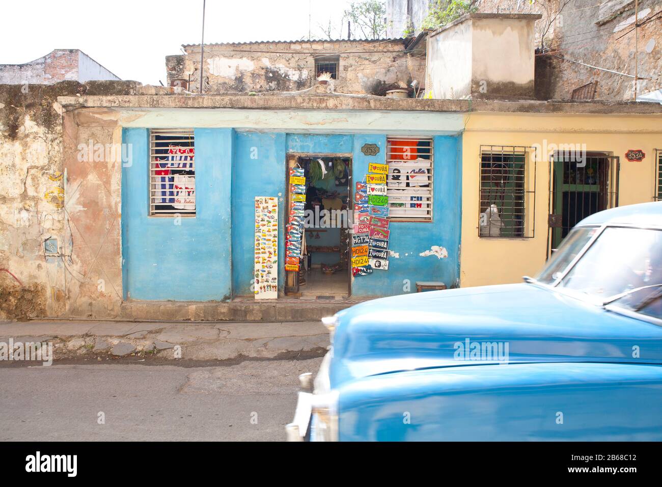 Touristengeschäft in Havanna Kuba Stockfoto