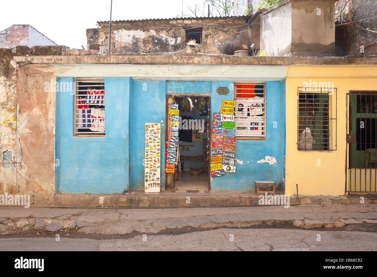Touristengeschäft in Havanna Kuba Stockfoto