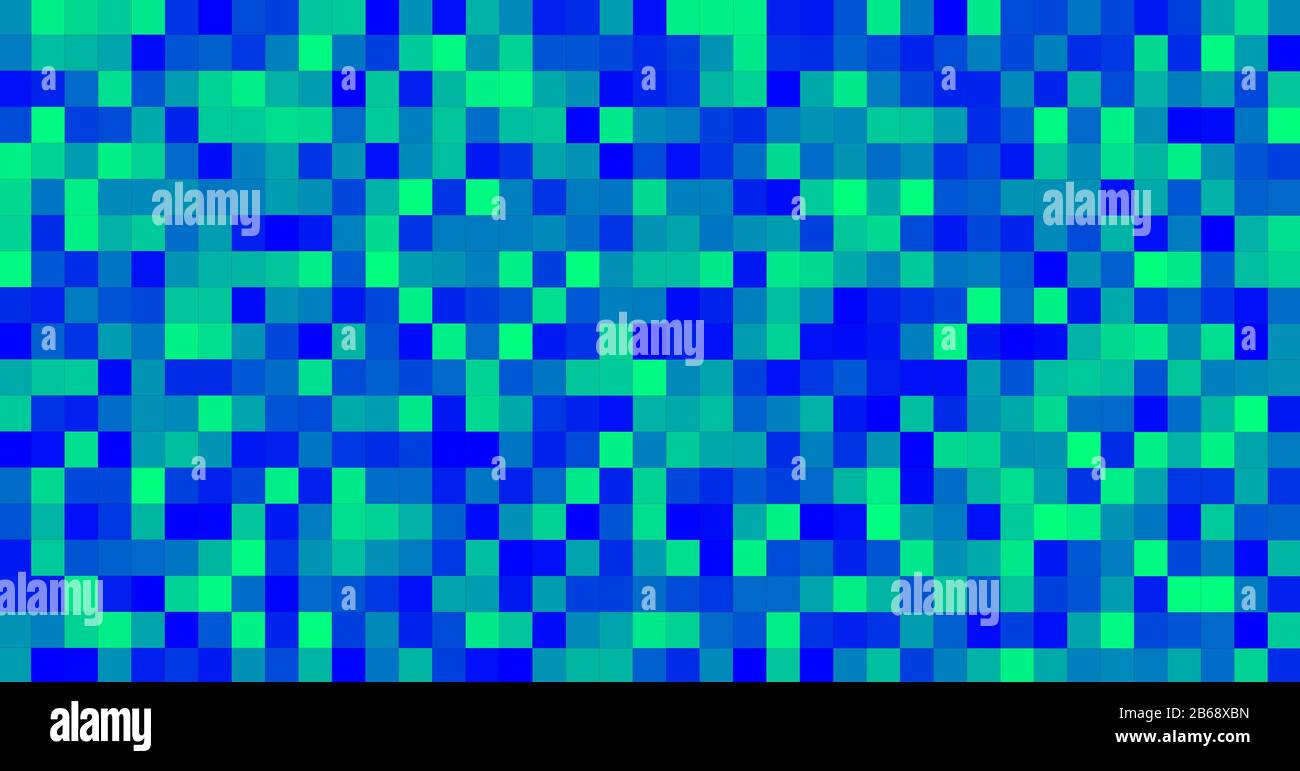 Verschiedene Farben Random Grids als abstrakter Texturhintergrund Stockfoto