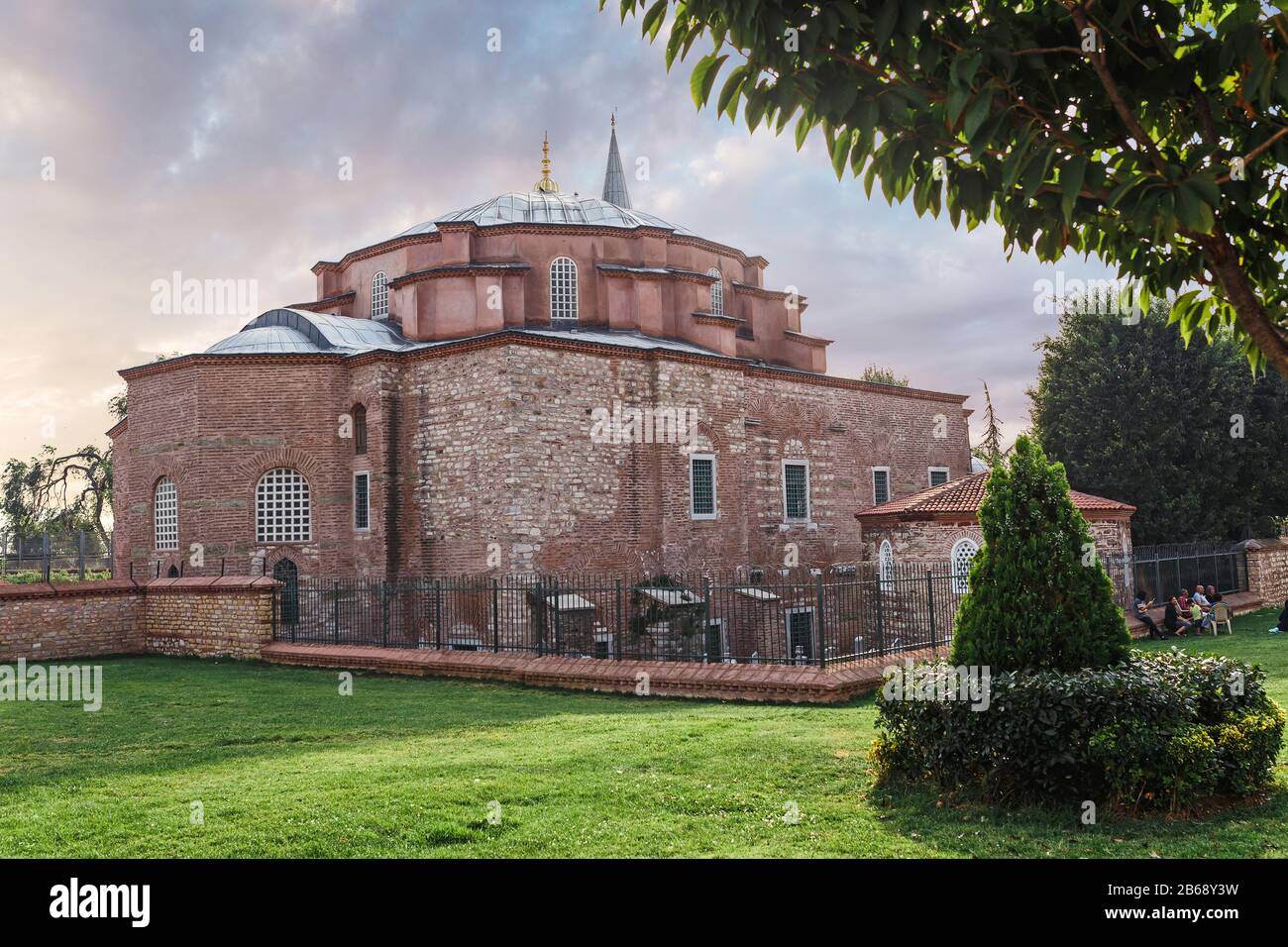 Istanbul, TÜRKEI - 10. SEPTEMBER 2017: Kleine Hagia Sophia (kucuk ayasofya) auch bekannt als Kirche der Heiligen Sergius und Bacchus Stockfoto