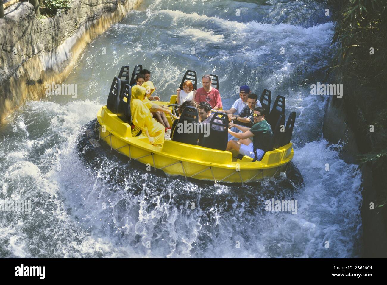 Congo River Rapids, Busch Gardens, Tampa Bay, Florida, USA. Stockfoto