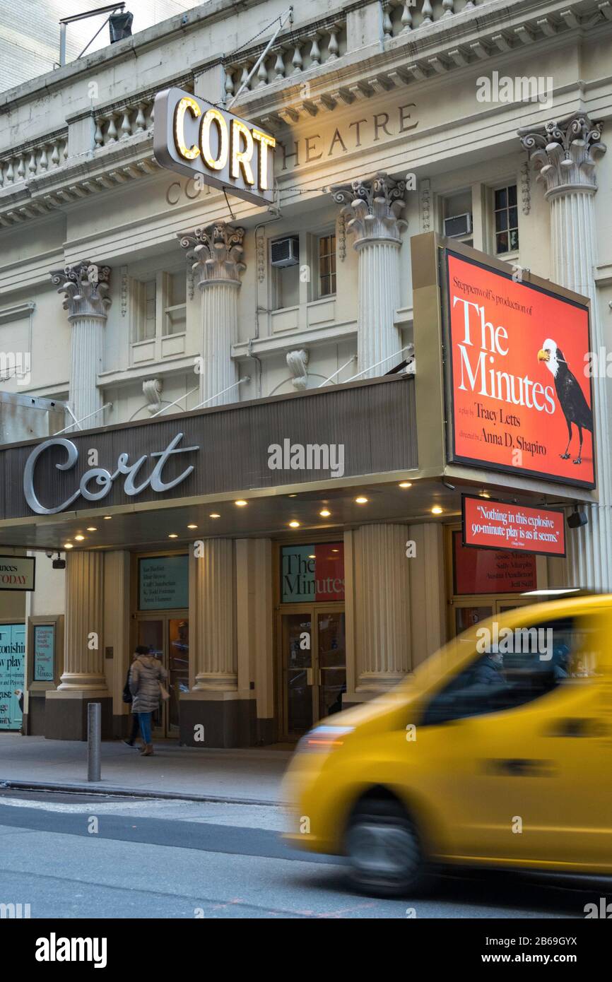 „The Minutes“ im Cort Theatre, Times Square, NYC, USA 2000 Stockfoto